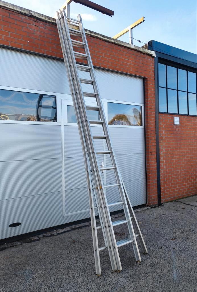 Professionele ladder 3x16, Doe-het-zelf en Bouw, Ladders en Trappen, Ladder, Ophalen