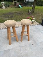 Keuken/Barkruk, Ophalen, Met voetsteun, Hout, 60 tot 90 cm