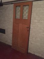 Lot de portes anciennes en pin, Gebruikt, Hout, Inclusief glas