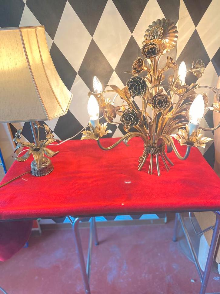 Luster  holywood regense, Huis en Inrichting, Lampen | Tafellampen, Zo goed als nieuw, Ophalen