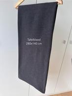 Tafelkleed 280x140 cm, mooie staat, tafellinnen, antraciet, Ophalen, Zo goed als nieuw