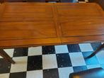 Table de salle à manger avec rallonge, Huis en Inrichting, Tafels | Eettafels, 50 tot 100 cm, 150 tot 200 cm, Bois massif couleur foncée