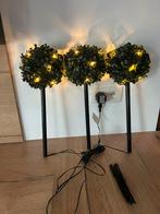 Verlichte buxusbollen met LED – set van 3, Ophalen, Led
