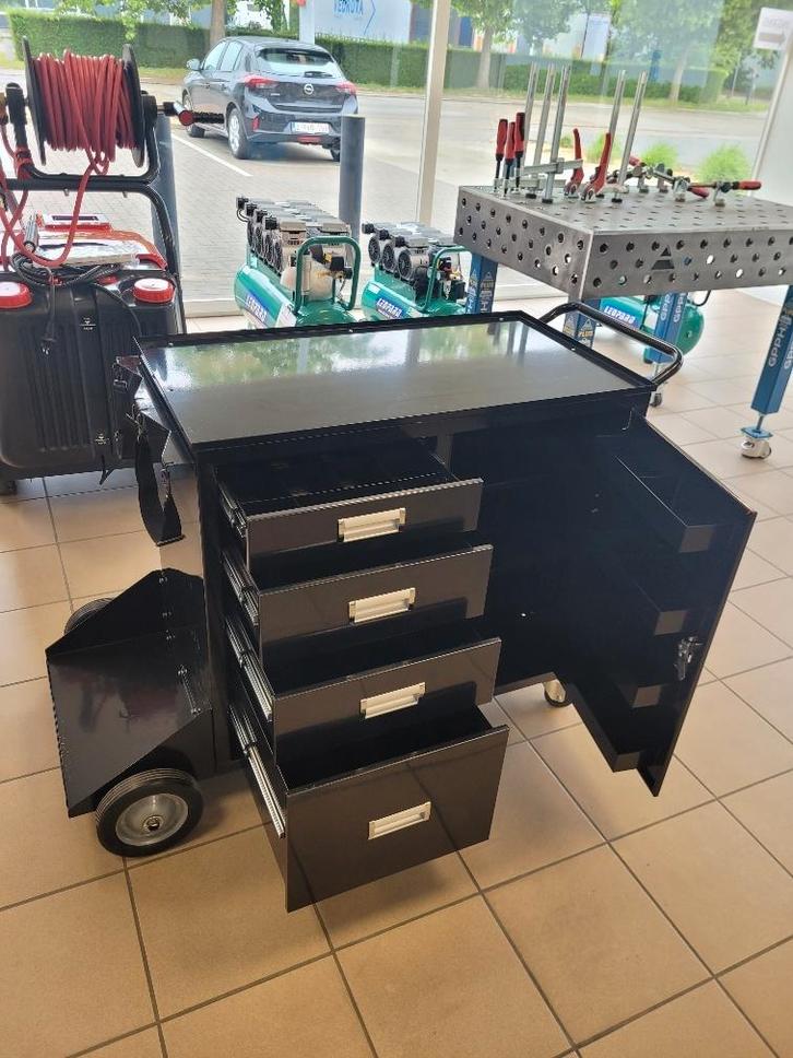 Laskar met opslag voor gereedschap, Doe-het-zelf en Bouw, Gereedschapskisten, Nieuw, Ophalen of Verzenden