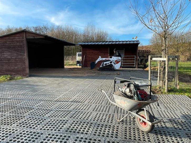 Mudcontrol weidematten OP VOORRAAD en vlot leverbaar!, Dieren en Toebehoren, Stalling en Weidegang, Stalling, 2 of 3 paarden of pony's