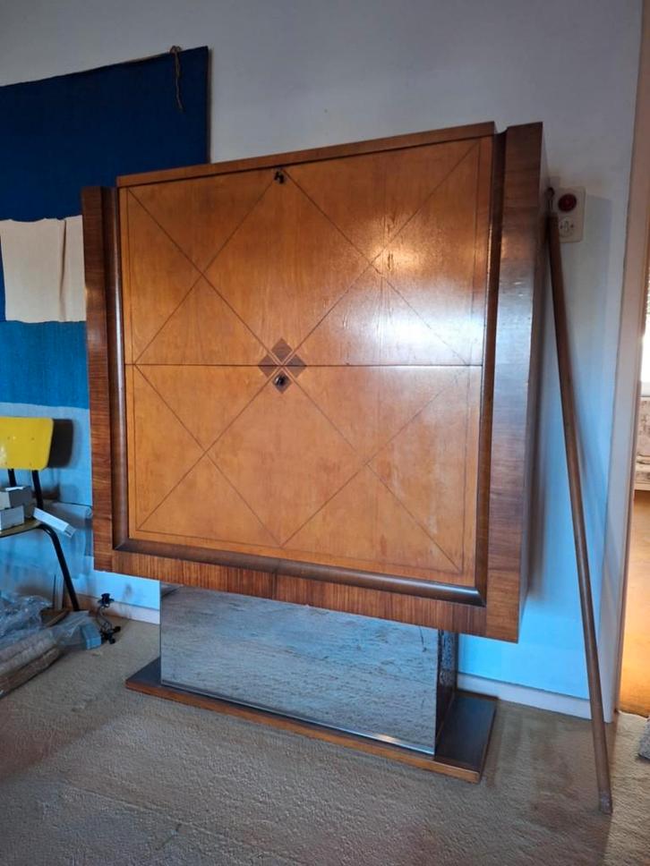 Barkast/secrétaire Art Deco Decoene frères, Antiek en Kunst, Antiek | Meubels | Kasten, Ophalen