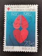 Belgie 1985 - Rode Kruis - toeslagzegel, Postzegels en Munten, Postzegels | Europa | België, Ophalen of Verzenden, Gestempeld