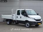 Iveco Daily 35C16 Open Laadbak met Kist Dubbel Cabine Dubbel, Auto's, Bestelwagens en Lichte vracht, Stof, Gebruikt, Euro 6, 4 cilinders