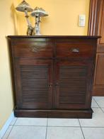 Houten kledingkast in koloniale stijl, Huis en Inrichting, Ophalen, 25 tot 50 cm, Met deur(en), 50 tot 100 cm