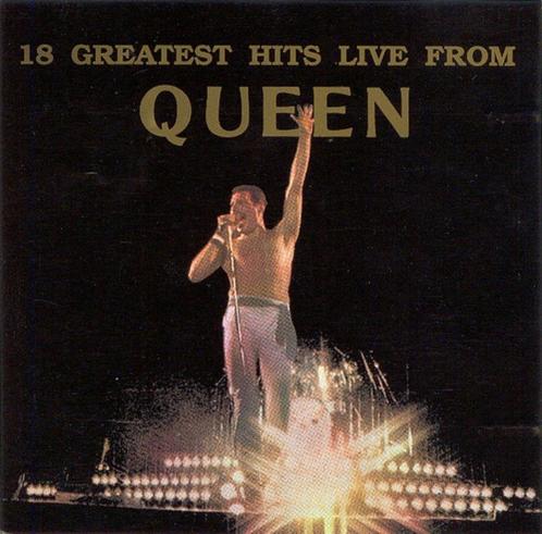 CD QUEEN - 18 grootste hits live van Queen, Cd's en Dvd's, Cd's | Rock, Gebruikt, Poprock, Verzenden