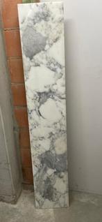 Arabescato-marmer Vensterbanktablet 164 cm x 29,5 cm, Doe-het-zelf en Bouw, Plinten en Afwerking, Ophalen, Gebruikt, Hardsteen