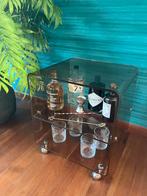 Vintage jaren70 space age trolley Michel Dumas, Space age jaren70, Vierkant, Zo goed als nieuw, Ophalen