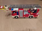 Playmobil brandweerwagen grote ladder, Gebruikt