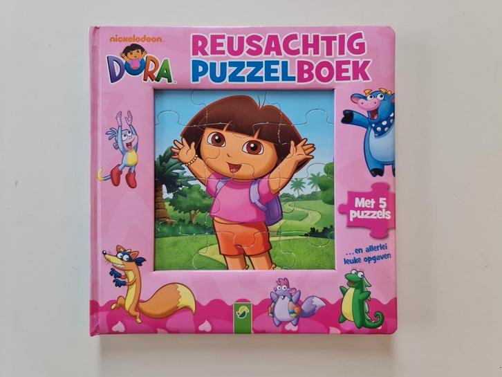 Reusachtig puzzelboek van Dora, Kinderen en Baby's, Speelgoed | Kinderpuzzels, Zo goed als nieuw, Ophalen of Verzenden