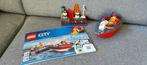 Lego City 60213 - Dock Side Fire, Ophalen of Verzenden, Zo goed als nieuw, Complete set, Lego