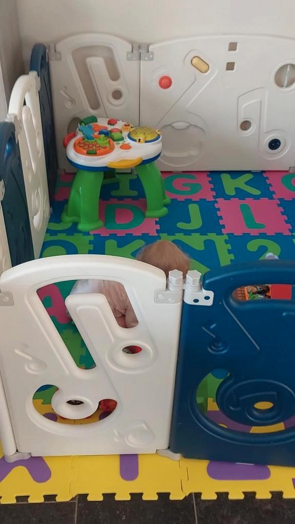 Grondbox, Kinderen en Baby's, Babyparken, Zo goed als nieuw, Ophalen