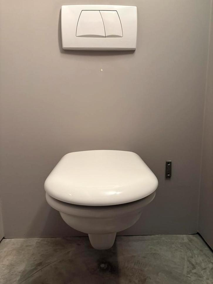 Hangtoiletten, Doe-het-zelf en Bouw, Sanitair, Gebruikt, Toilet, Ophalen