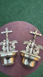 Antiek wijwaterbakje hangend, Antiek en Kunst, Curiosa en Brocante, Ophalen