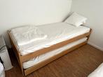 Bed met onderbed te koop, Huis en Inrichting, Slaapkamer | Bedden, Nieuw, 100 cm, Eenpersoons, Bruin