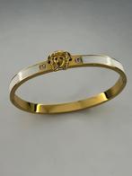 Medusa armband van roestvrij staal, Handtassen en Accessoires, Armbanden, Ophalen of Verzenden, Nieuw, Wit, Goud