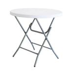 MaxxGarden Vouwtafel - Opvouwbare ronde tuin tafel - 80x74 c, Ophalen, Support@maxxtools.be, Kunststof, Rond
