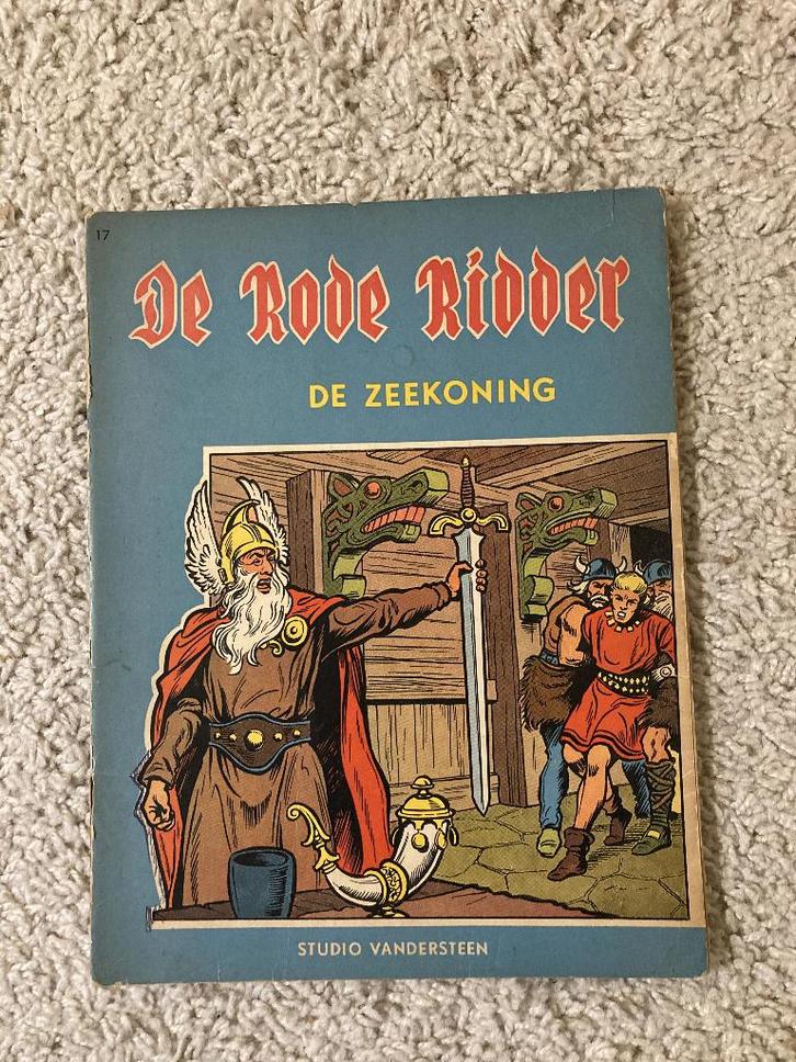 De Rode Ridder - Nr. 17 - De Zeekoning - Eerste druk, 1963, Livres, BD, Utilisé, Une BD, Enlèvement ou Envoi