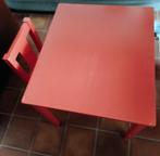 Ikea kindertafel KRITTER met stoeltje, Ophalen, Gebruikt, Tafel(s) en Stoel(en)