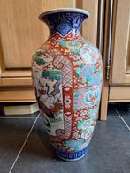Grote Japanse porseleinen Imari vaas, meiji periode, Antiquités & Art, Enlèvement ou Envoi