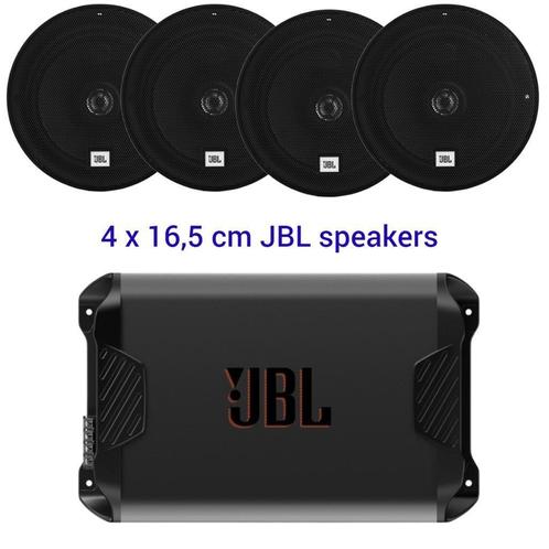 JBL Concert A704 versterker met 4 x 16,5 cm JBL speakers, Autos : Divers, Haut-parleurs voiture, Neuf, Enlèvement ou Envoi
