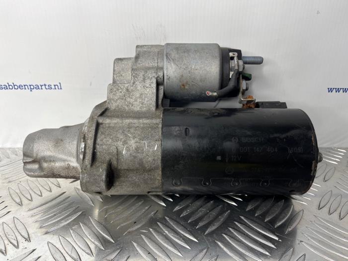 Startmotor van een Mercedes C-Klasse, Auto-onderdelen, Motor en Toebehoren, Mercedes-Benz, Gebruikt, 3 maanden garantie