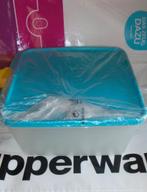 Boîte de rangement Tupperware 5 L/boîte de rangement/boîte à, Bleu, Envoi, Neuf