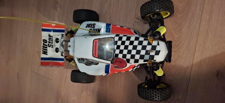 Protech Nitro Star - rijdend - nitro RC auto extra onderdele, Hobby en Vrije tijd, Modelauto's | 1:5 tot 1:12, Gebruikt, Auto