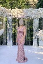 Elegante avondjurk, Kleding | Dames, Ophalen of Verzenden, Zo goed als nieuw, Maat 38/40 (M), Roze