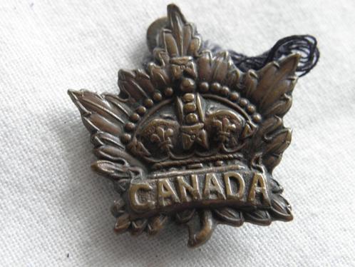 Insigne de casquette des services généraux canadiens de la P, Collections, Objets militaires | Général, Armée de terre, Enlèvement ou Envoi