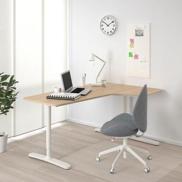 bureau d'angle ikea bekant 160x110 disponible aux enchères