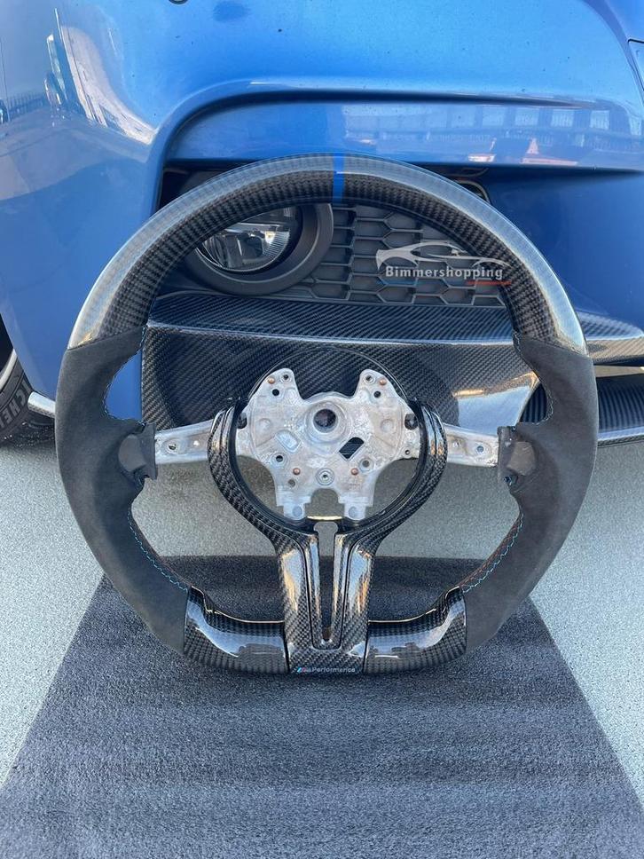 Bmw half carbon, half alcantara stuur, F20 F30 F32 F80 etc, Auto-onderdelen, Besturing, BMW, Nieuw, Ophalen of Verzenden