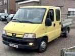 Peugeot Boxer Pick Up 2.2 Hdi 100pk 7 zit Lichte vracht, Te koop, Beige, Trekhaak, Boxer