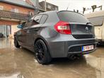 BMW 1 serie benzine 1’6 2007 174000km, Auto's, 1 Reeks, Zwart, 4 cilinders, 1600 cc