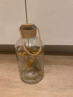 Mooie glazen flesje met bloempjes, Verzamelen, Ophalen, Zo goed als nieuw