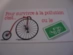 Keuze tussen 2 LPG-stickers: Om vervuiling te overleven, Verzamelen, Stickers, Nieuw, Ophalen of Verzenden, Merk