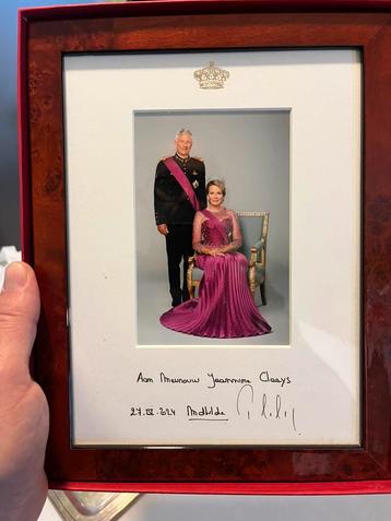 Handtekeningen koning Philippe en koningin Mathilde 2024 beschikbaar voor biedingen
