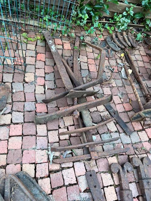 Te Koop: Antieke Muurankers & Muurplaten – Diverse Maten!, Doe-het-zelf en Bouw, IJzerwaren en Bevestigingsmiddelen, Gebruikt