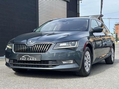 Skoda Superb SW 1.6 CR TDi Ambition DSG * LED + CUIR + CAMER, Auto's, Skoda, Bedrijf, Te koop, Superb, ABS, Achteruitrijcamera