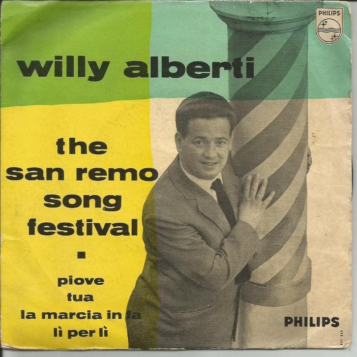 Wim Sonneveld - The SanRemo Song Festival - EP -   1959 -, Cd's en Dvd's, Vinyl Singles, EP, Nederlandstalig, 7 inch, Ophalen of Verzenden