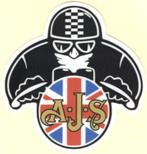 AJS Cafe Racer sticker #6, Motos, Envoi