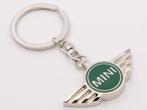 Mini Cooper metalen logo sleutelhanger - Groen, Auto diversen, Tuning en Styling, Ophalen of Verzenden