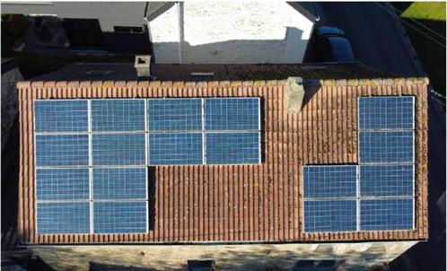 Panneaux solaires REC 240 PE (18x) + onduleur SMA SB3800, Doe-het-zelf en Bouw, Zonnepanelen en Toebehoren, Gebruikt, Compleet systeem
