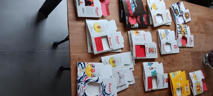 DUVEL 20 doosjes, Verzamelen, Biermerken, Zo goed als nieuw, Duvel, Ophalen of Verzenden