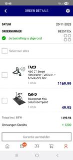 Tacx neo 2 smart, Sport en Fitness, Ophalen, Zo goed als nieuw, Overige typen