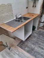 roestvrijstalen keukenspoelbak, Huis en Inrichting, Keuken | Keukenelementen, Ophalen, Gebruikt